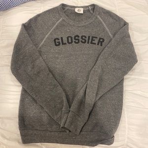 Glossier grey crewneck